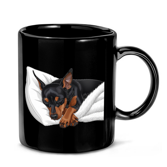 Sleeping Min Pin Illustration Mug