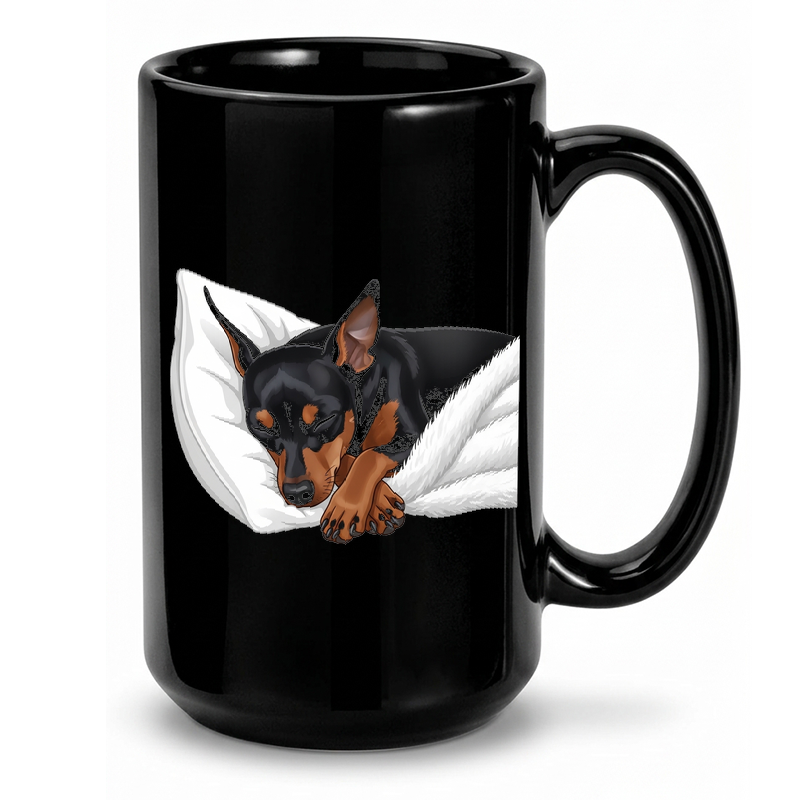Sleeping Min Pin Illustration Mug