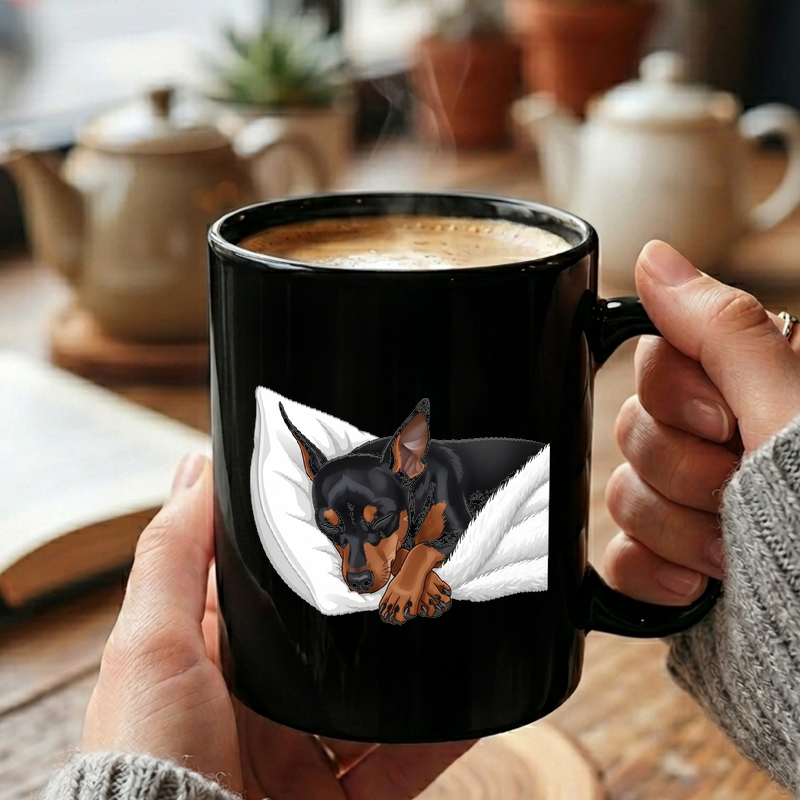 Sleeping Min Pin Illustration Mug