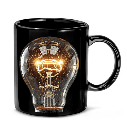 Vintage Light Bulb Glow Mug
