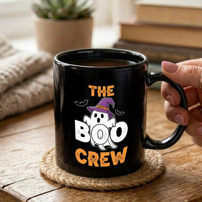 Boo Crew Halloween Ghost Mug