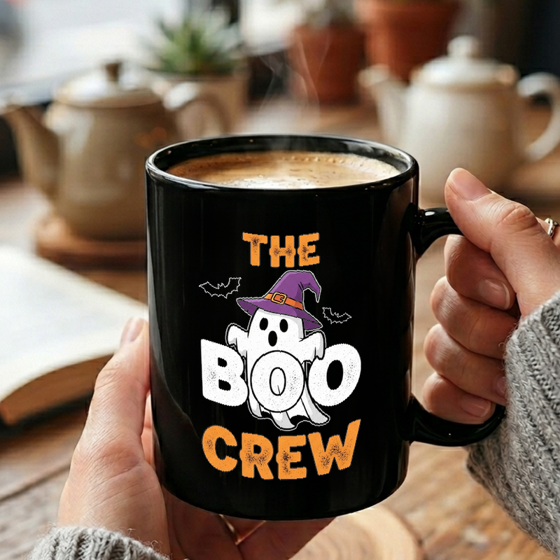 Boo Crew Halloween Ghost Mug