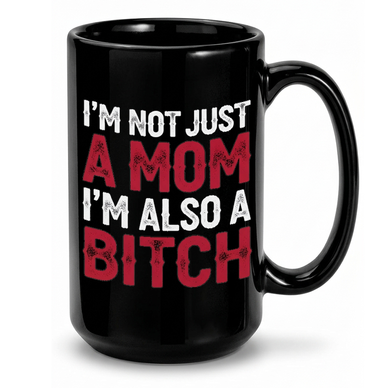 Mom Life Rebel Quote Mug
