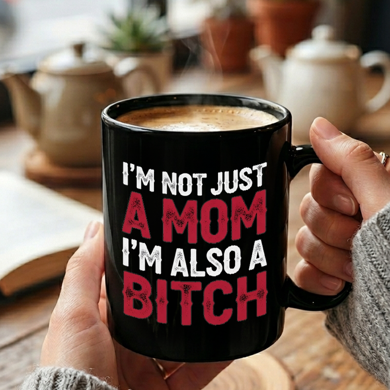 Mom Life Rebel Quote Mug