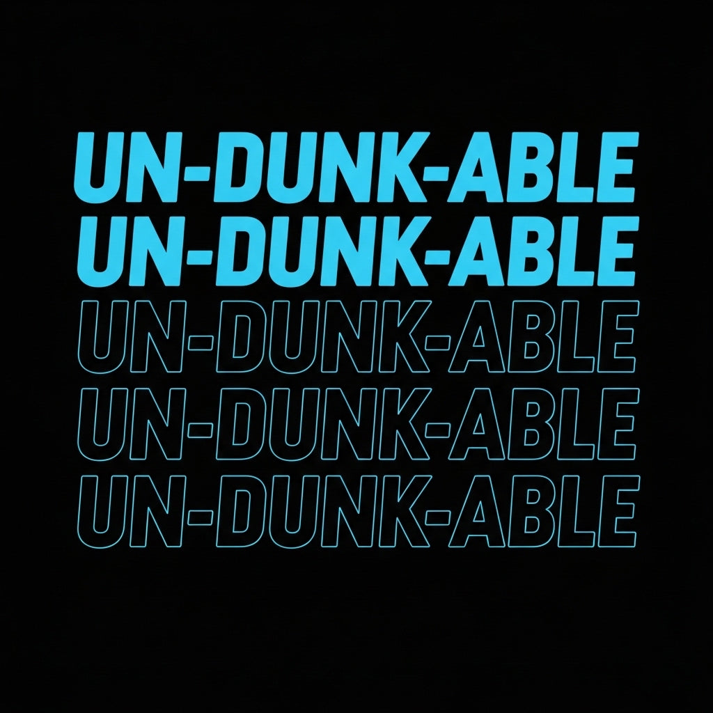 Undunkable Text Stack Mug