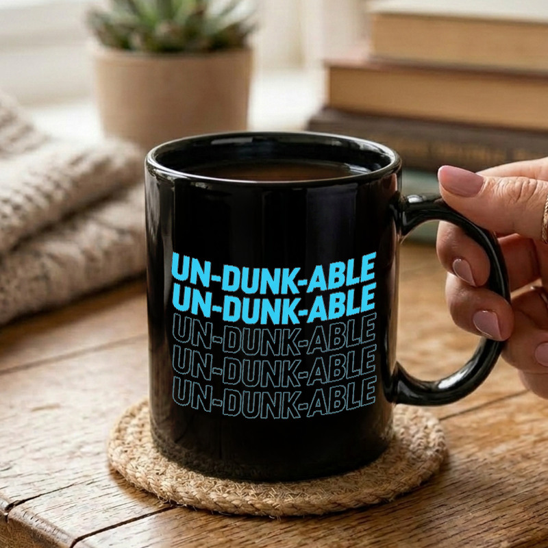 Undunkable Text Stack Mug