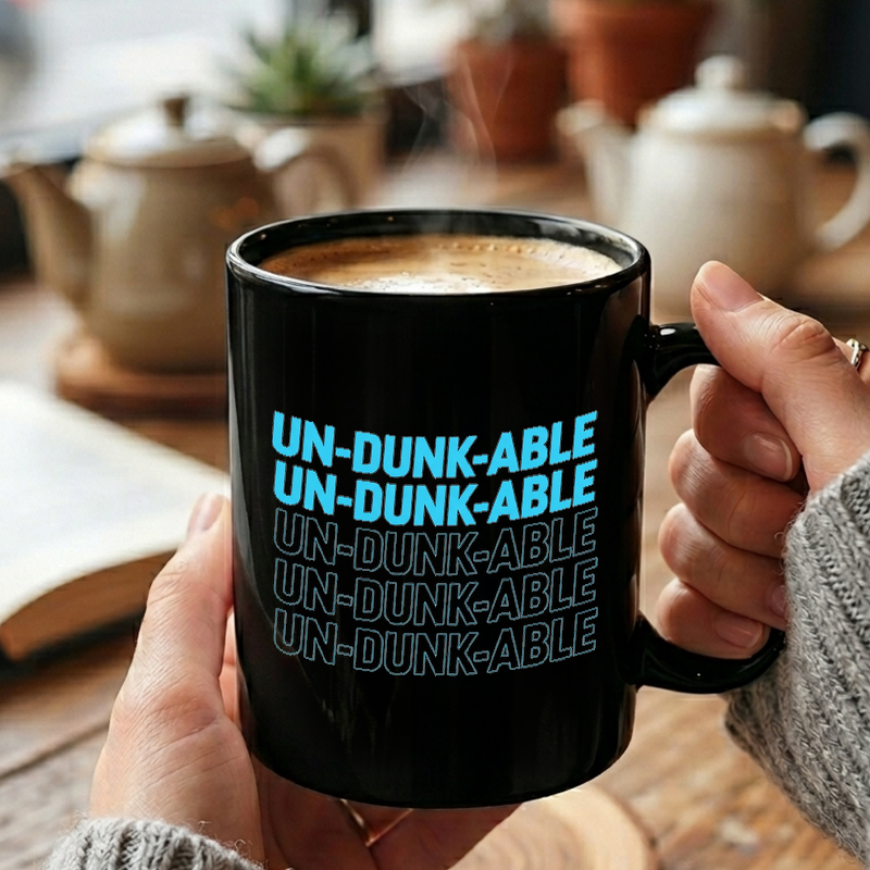 Undunkable Text Stack Mug