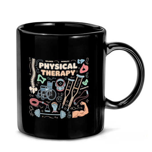 Retro Physical Therapy Design Mug