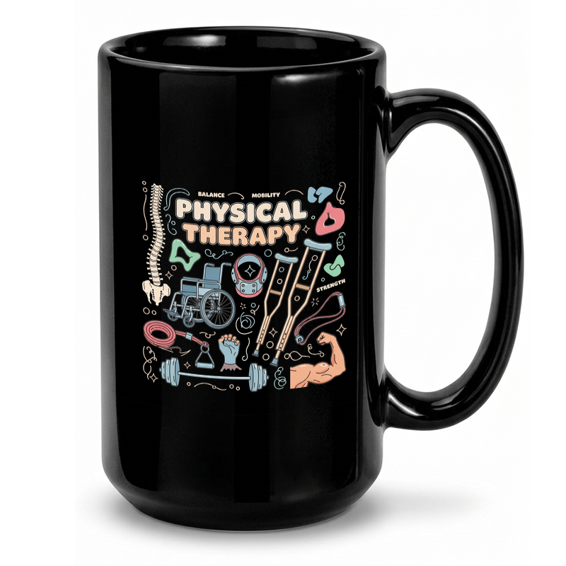 Retro Physical Therapy Design Mug