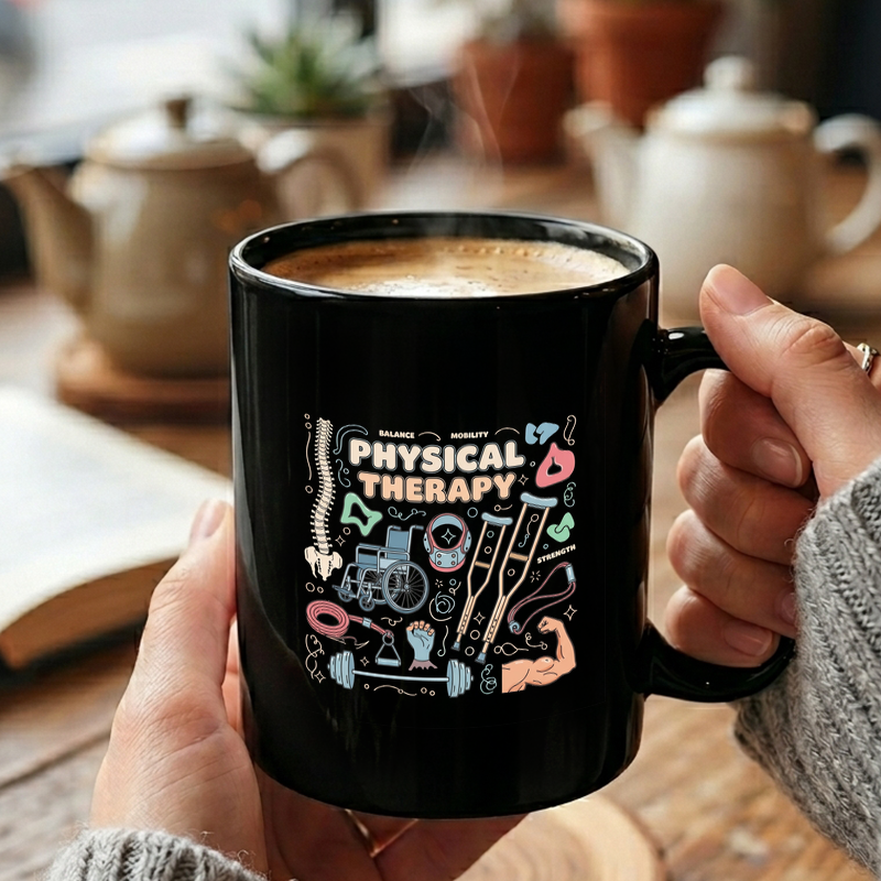 Retro Physical Therapy Design Mug