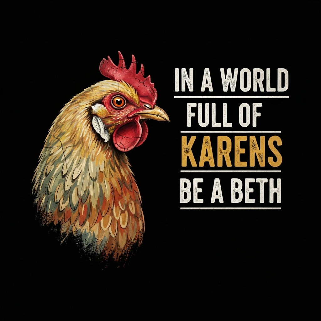 Beth Chicken Funny Design Mug