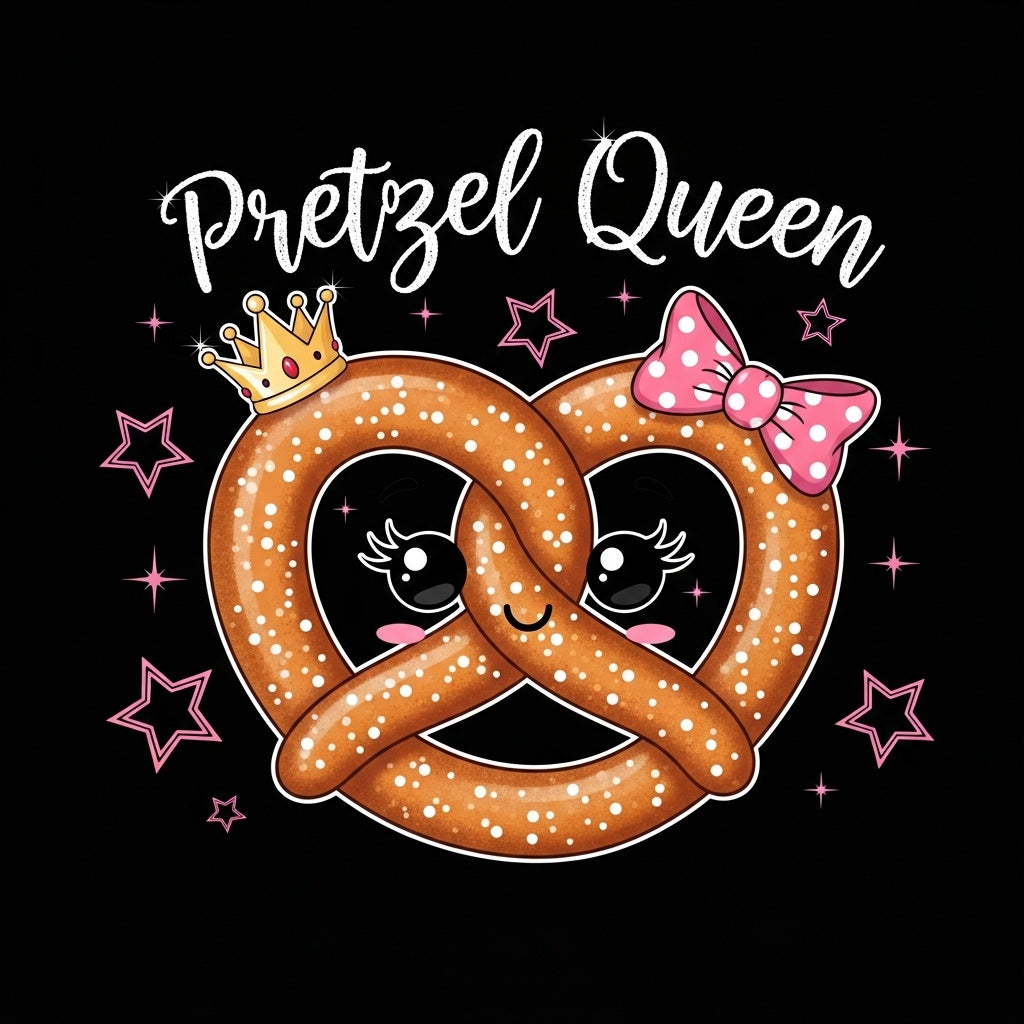 Pretzel Queen Illustration Mug