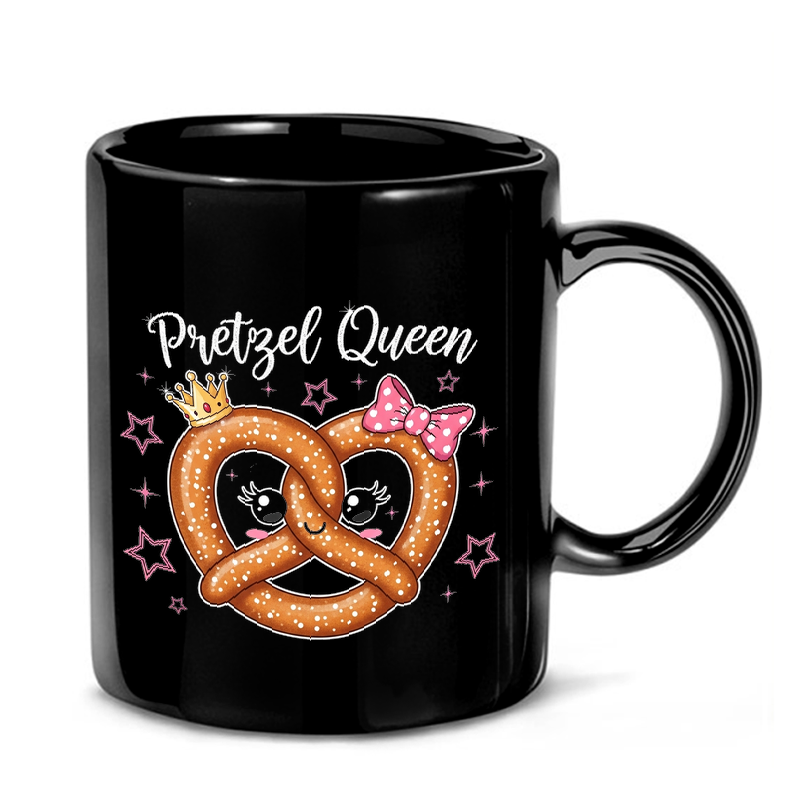 Pretzel Queen Illustration Mug