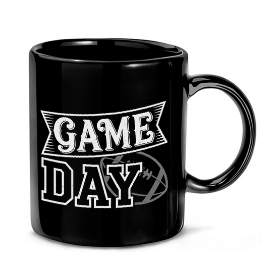 Vintage Game Day Typography Mug