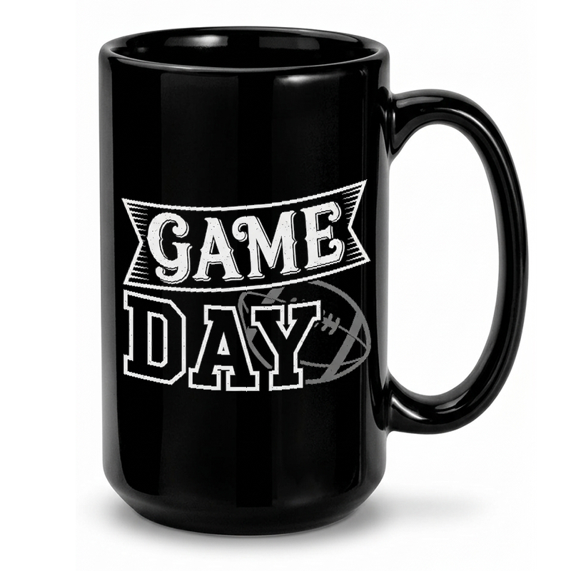 Vintage Game Day Typography Mug
