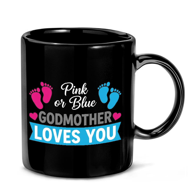 Pink & Blue Godmother Reveal Mug