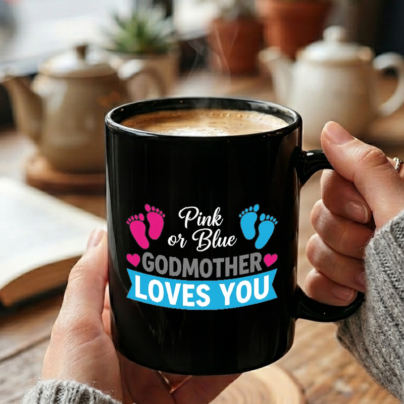Pink & Blue Godmother Reveal Mug