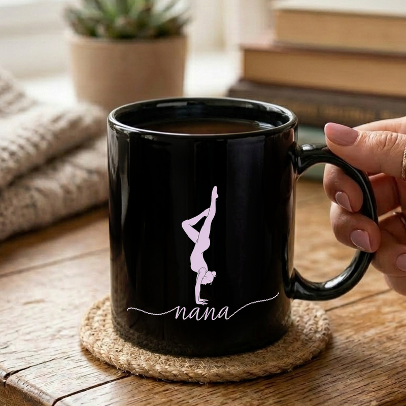 Gymnast Silhouette Nana Mug