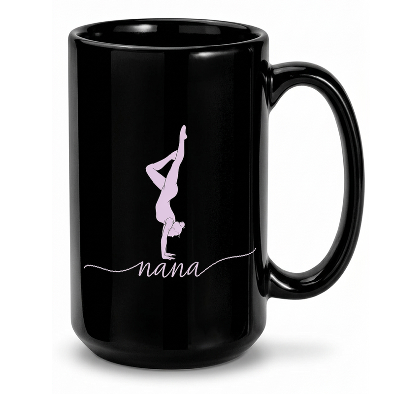 Gymnast Silhouette Nana Mug