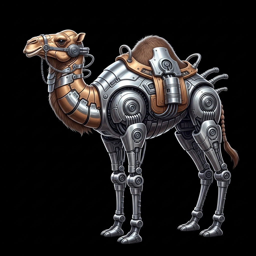 Steampunk Camel Robot Art Mug