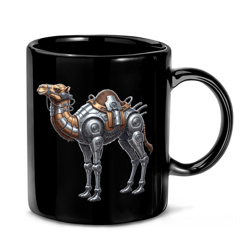 Steampunk Camel Robot Art Mug
