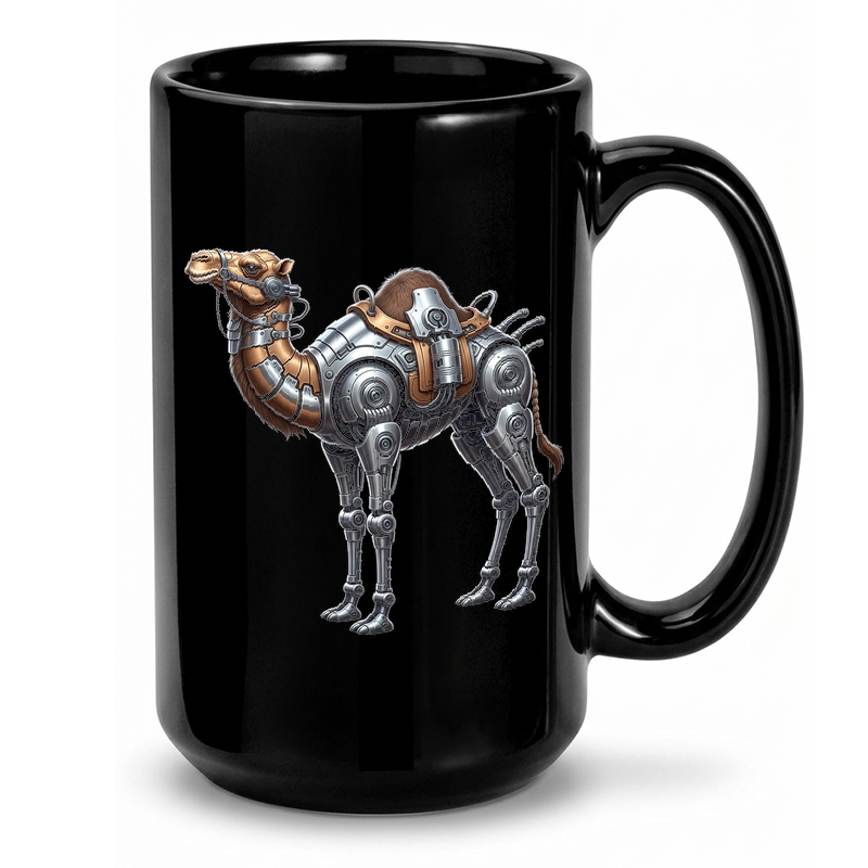 Steampunk Camel Robot Art Mug