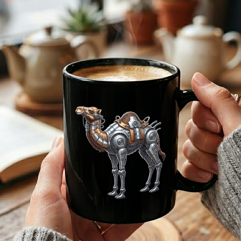 Steampunk Camel Robot Art Mug