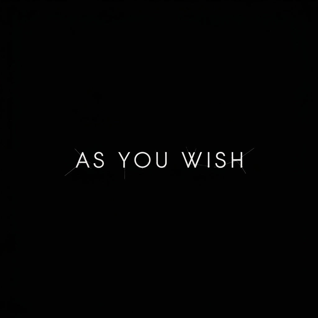 As You Wish - Vintage Text Mug