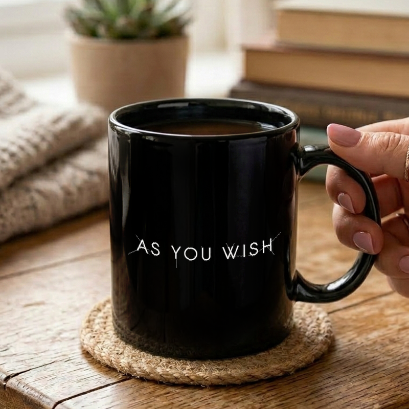 As You Wish - Vintage Text Mug
