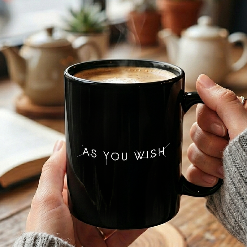 As You Wish - Vintage Text Mug