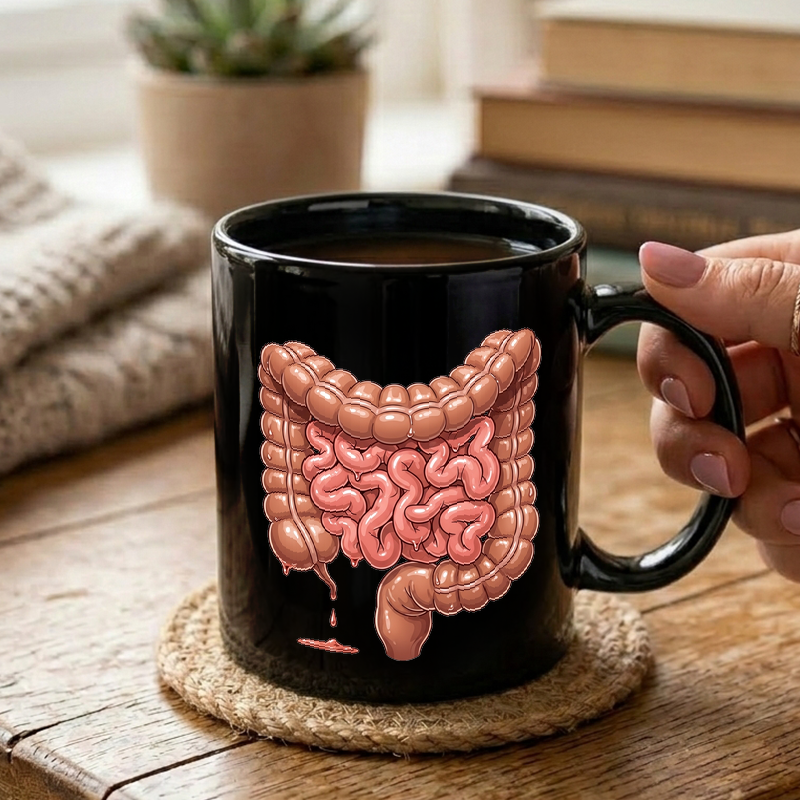 Intestine Anatomy Illustration Mug