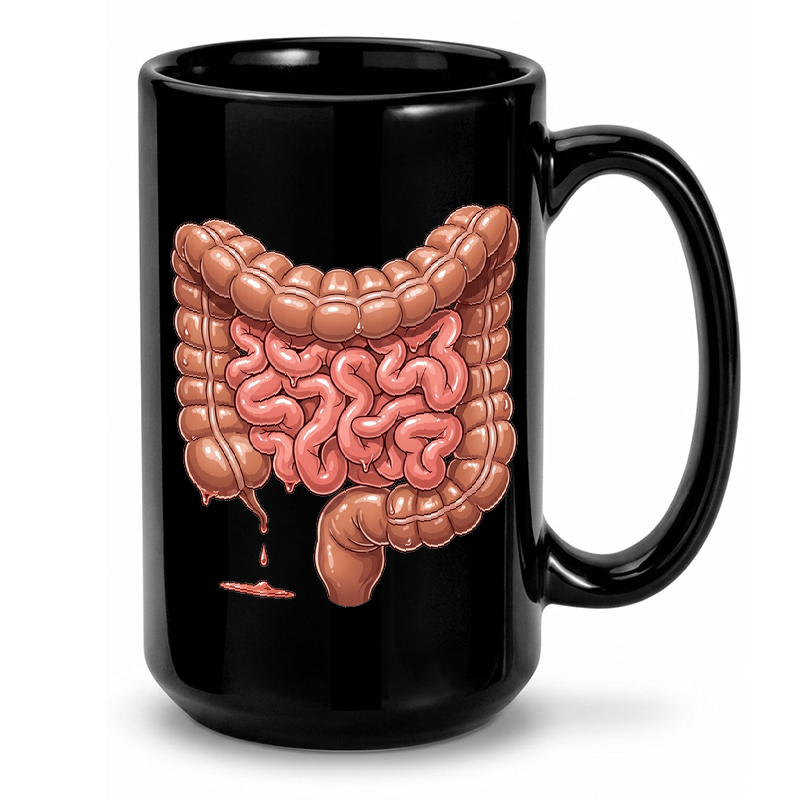 Intestine Anatomy Illustration Mug