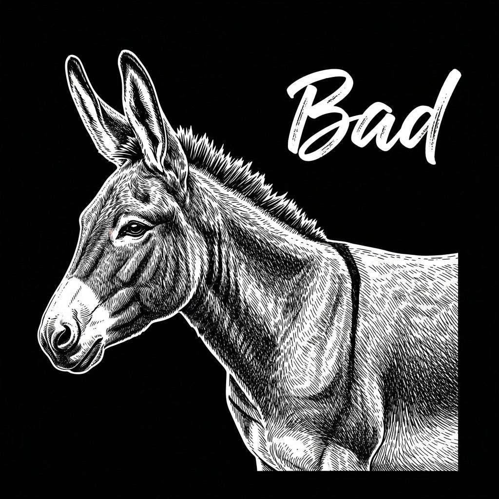 Badass Donkey Engraving Mug
