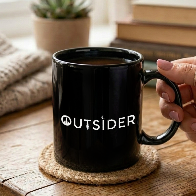 Outsider Pine Tree Logo Mug