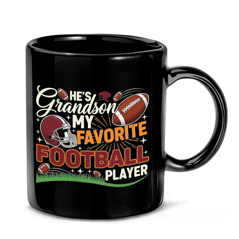 Favorite Football Player Text Mug