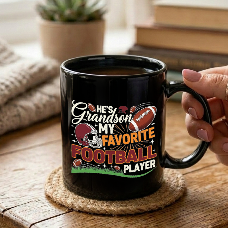 Favorite Football Player Text Mug