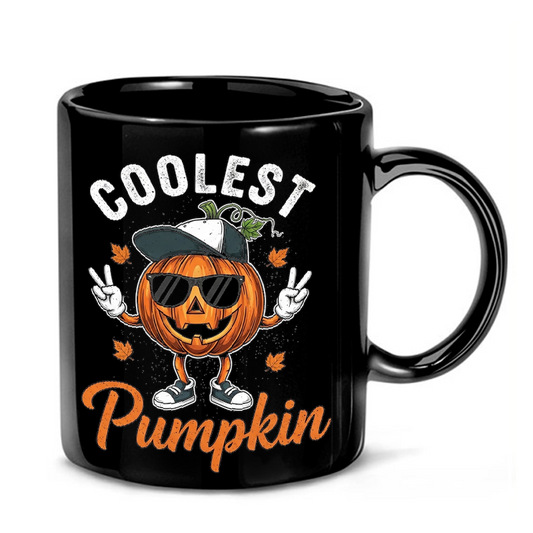 Cool Pumpkin Jack-o'-Lantern Mug