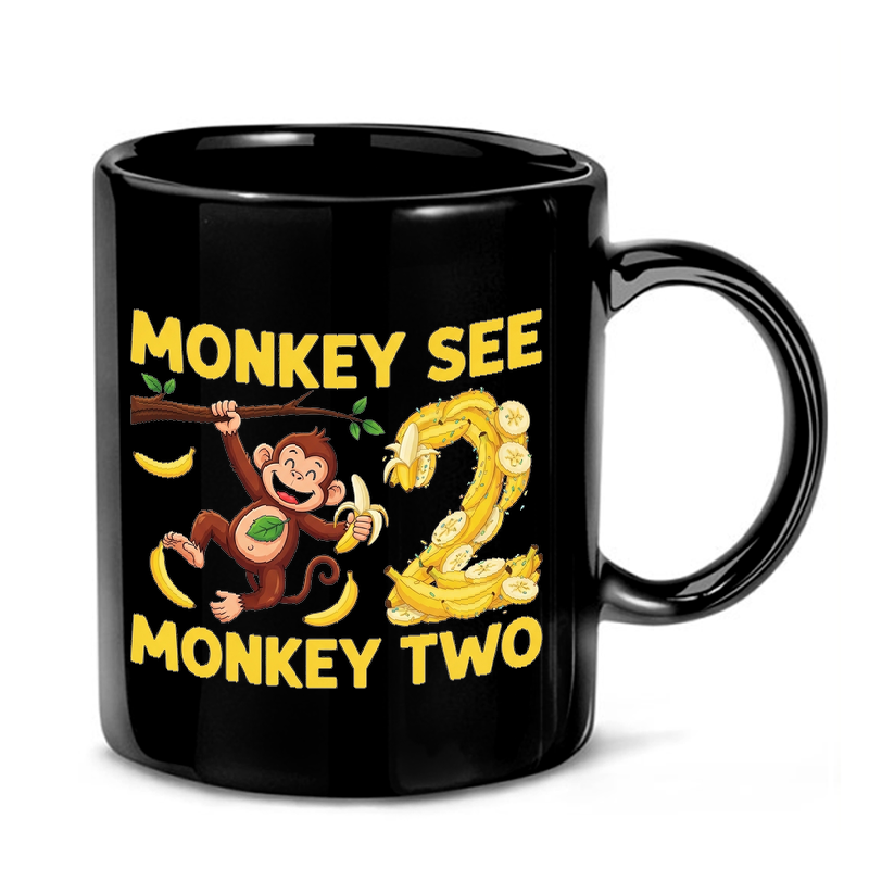 Monkey See Monkey Two Mug