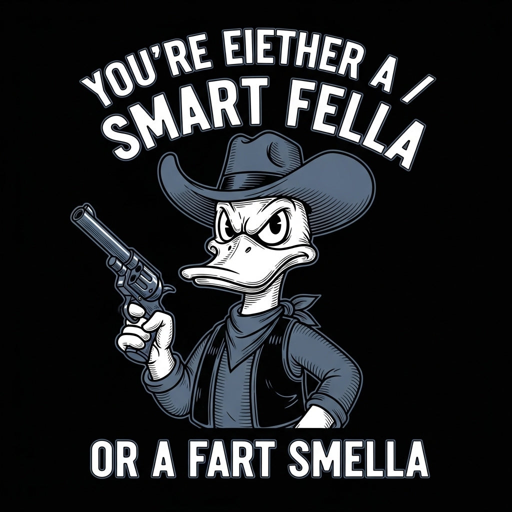 Cowboy Duck Funny Illustration Mug