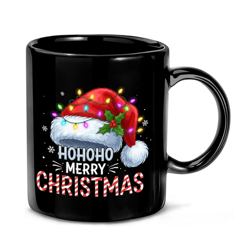 Festive Santa Hat Christmas Mug