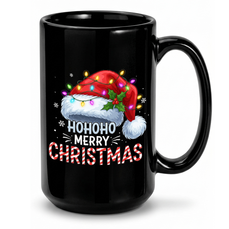 Festive Santa Hat Christmas Mug