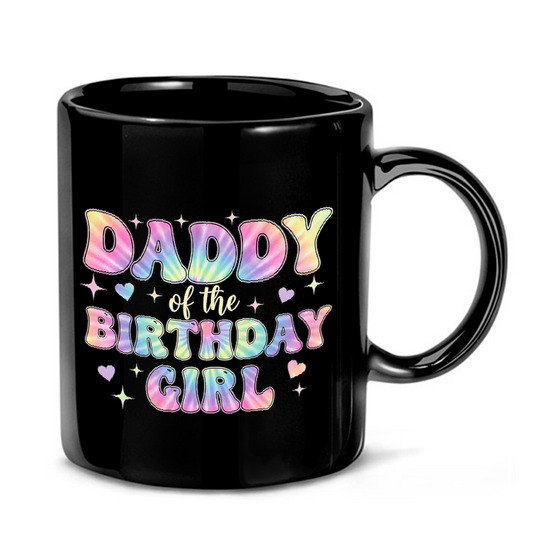 Groovy Birthday Girl Daddy Mug