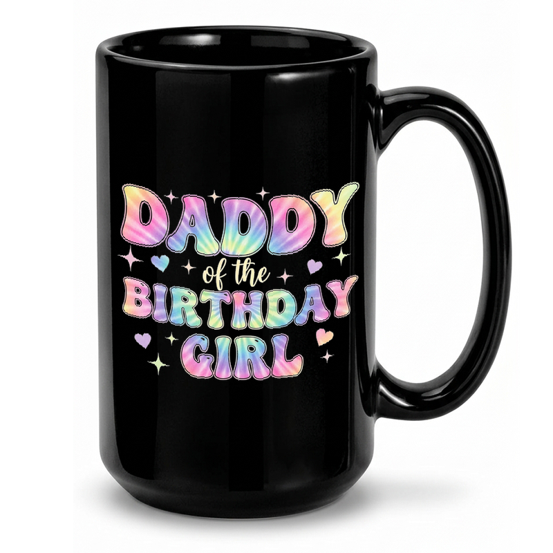 Groovy Birthday Girl Daddy Mug