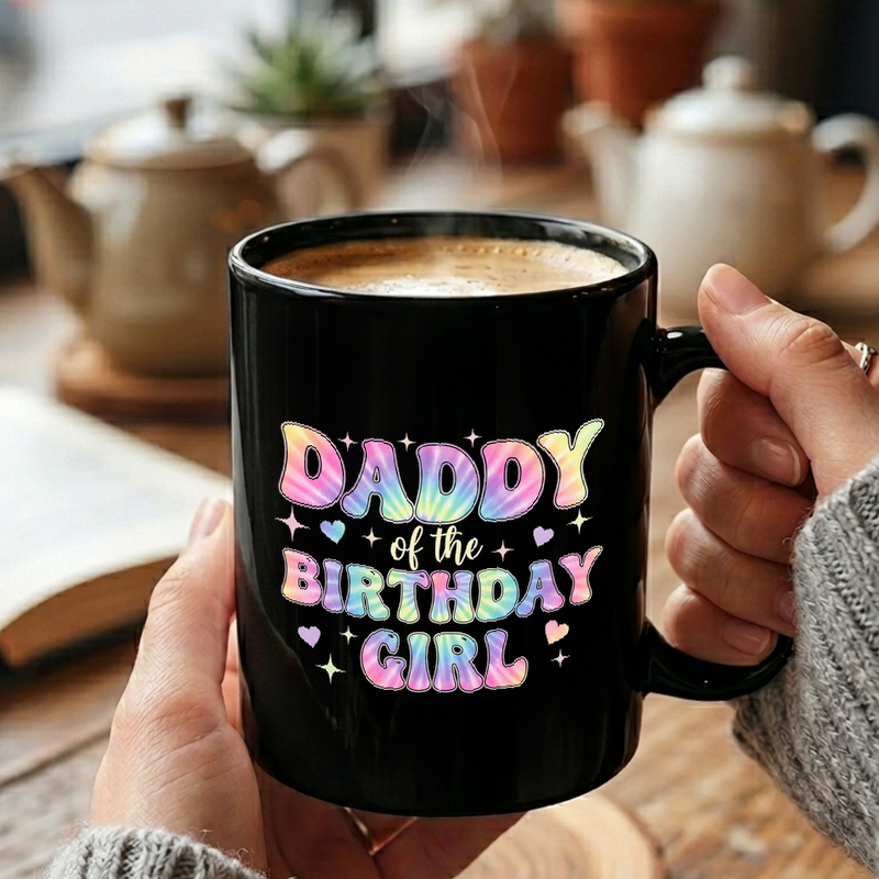 Groovy Birthday Girl Daddy Mug