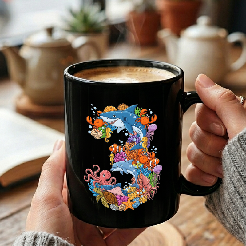 Ocean Animal Number Three Mug