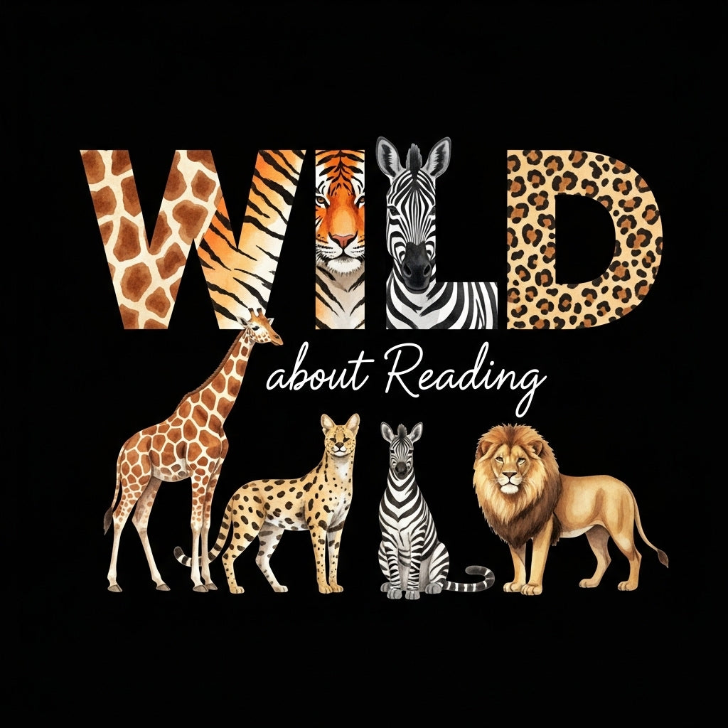 Wild About Reading: Animal Print Literary Design Mug