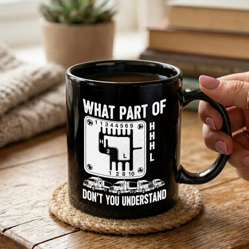 Truck Transmission Shift Pattern Mug