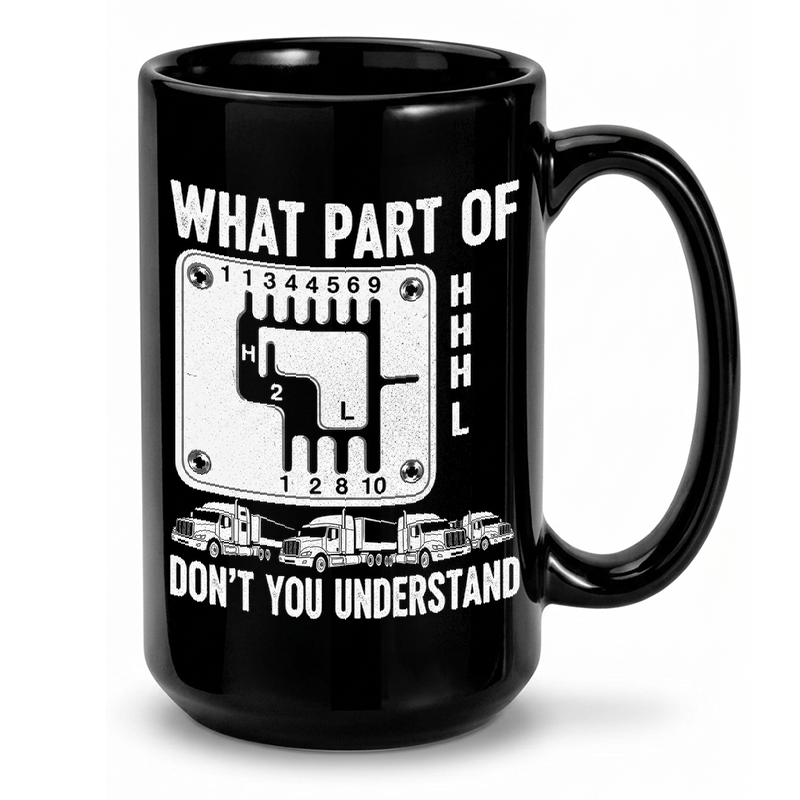 Truck Transmission Shift Pattern Mug