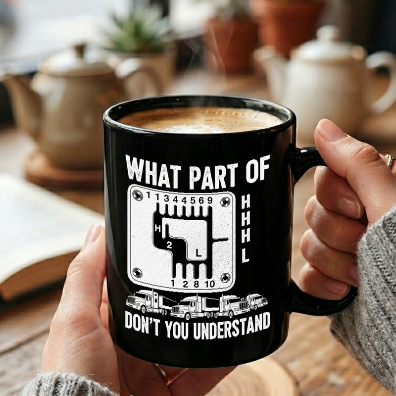 Truck Transmission Shift Pattern Mug