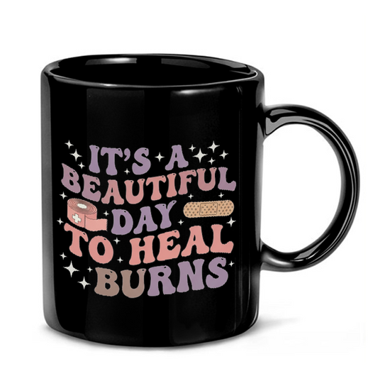 Groovy Burn Unit Nurse Art Mug